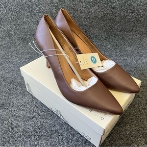 A New Day Adt44 Jen Heels High Heel Shoes Pumps Rosewood Brown Women’s 12